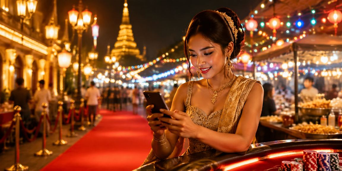 မြန်မာနိုင်ငံ ညစော ตลาดတွင် ဂိမ်းကစားနေသည်